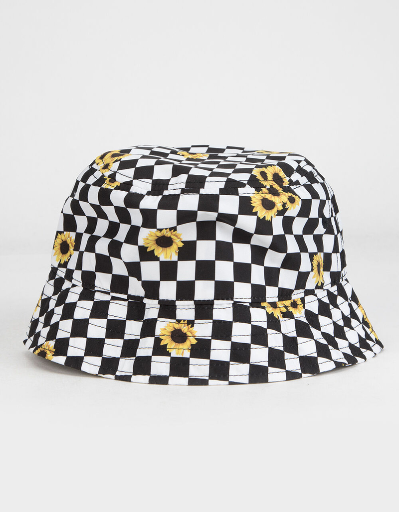 VANS Sunflower Checkered Womens Bucket Hat image number 1
