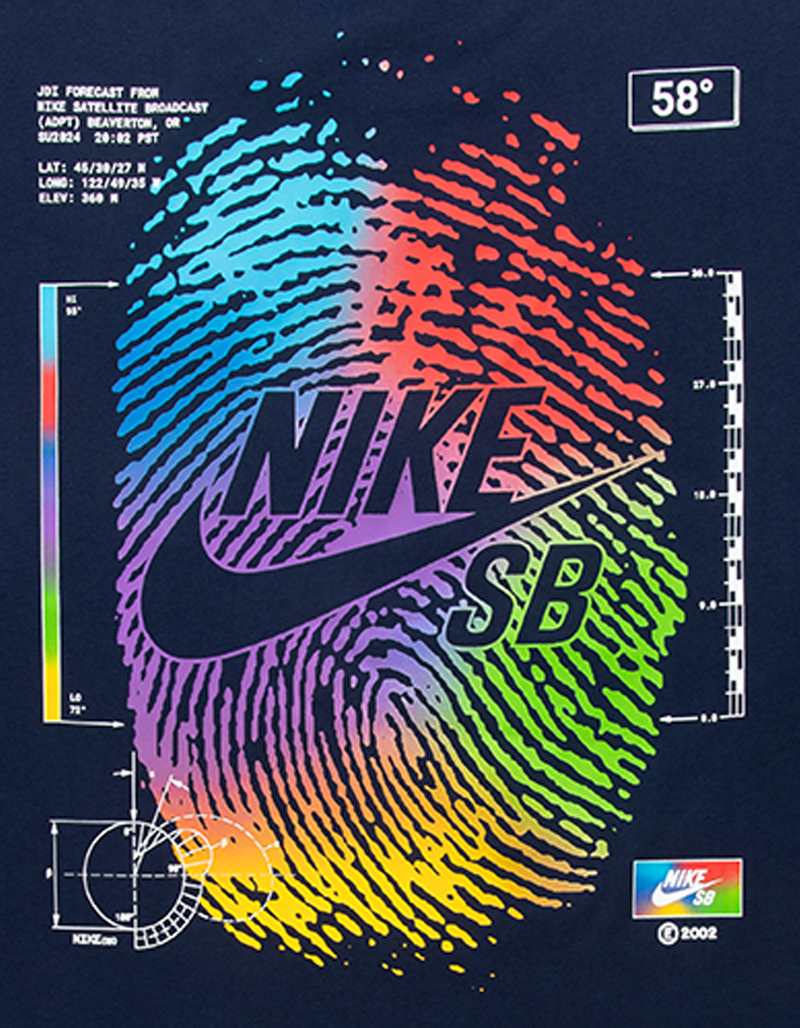 NIKE SB OC Thumb Print Mens Tee image number 2