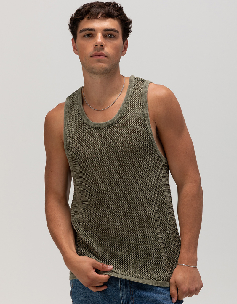 RSQ Mens Crochet Tank Top image number 2