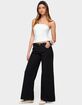 EDIKTED Misha Polka Dot Baggy Low Jeans image number 4