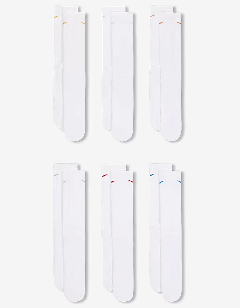 NIKE Everyday Plus Cushioned 6 Pack Crew Socks image number 1