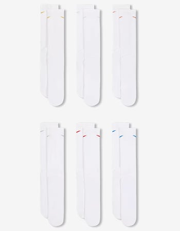 NIKE Everyday Plus Cushioned 6 Pack Crew Socks Alternative Image