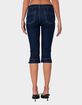 EDIKTED Contrast Stitch Capri Jeans image number 5