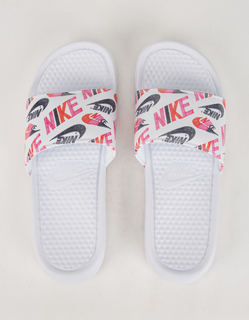 NIKE Benassi JDI Print Womens Slide Sandals image number 4