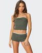 EDIKTED Georgina Waffle Tube Top image number 1