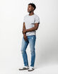 RSQ London Ripped Mens Skinny Jeans image number 5