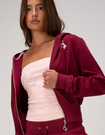 BABY PHAT Wide Band Womens Zip-Up Hoodie Alternative Image