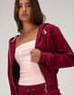 BABY PHAT Wide Band Womens Zip-Up Hoodie image number 2