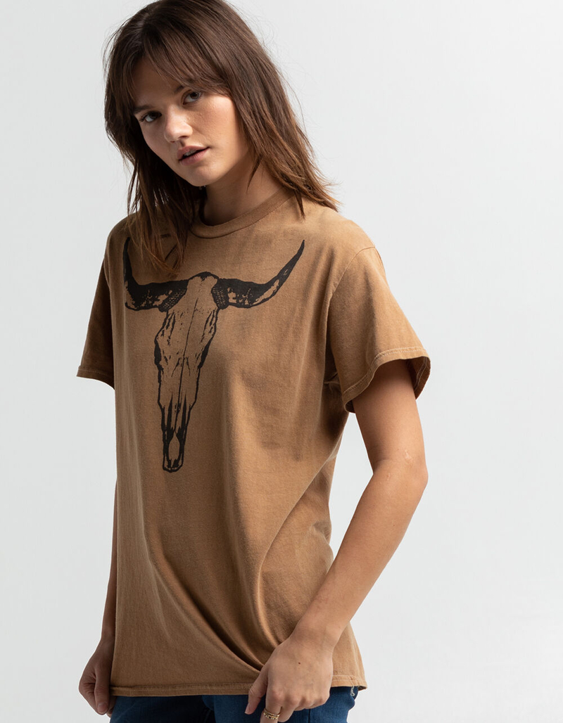 FULL TILT Horn Womens Oversized Tee image number 1