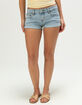 RSQ Womens Low Rise Cuffed Micro Shorts image number 5
