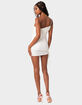 EDIKTED Kinsley Asymmetric Gathered Mini Dress image number 4