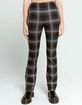 FULL TILT Plaid Pointe Womens Flare Pants image number 2
