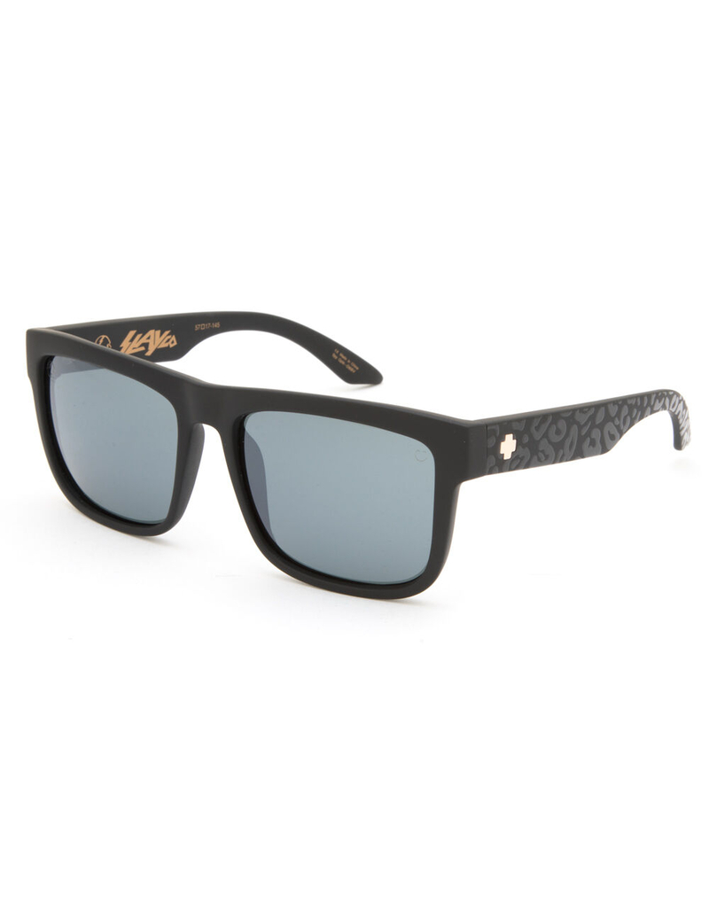 SPY Discord Matte Black Leopard Sunglasses image number 0