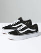 VANS Old Skool Platform Black & White Womens Shoes image number 2