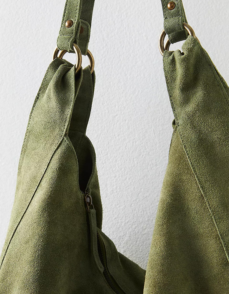 FREE PEOPLE Roma Suede Tote Bag image number 3