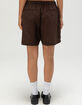 OBEY Slippers Womens Linen Shorts image number 4