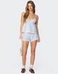 EDIKTED Danna Pinstripe Babydoll Tank Top image number 5