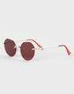 RSQ Rimless Round Sunglasses image number 1