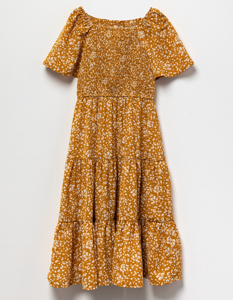 HAYDEN Floral Smock Girls Midi Dress image number 0