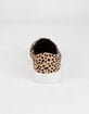 SODA Reign Girls Leopard Slip-On Shoes image number 5