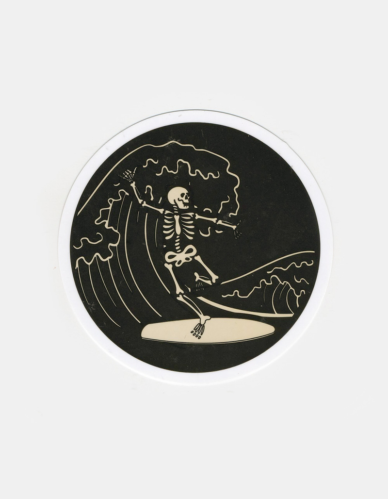 Skeleton Surfer Sticker image number 0