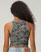 VON DUTCH Snow Leopard Womens V-Neck Tank Top image number 4