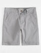 CHARLES AND A HALF Lincoln Stretch Grey Boys Shorts image number 1