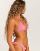 FULL TILT Triangle Rib Lurex Bikini Top image number 3