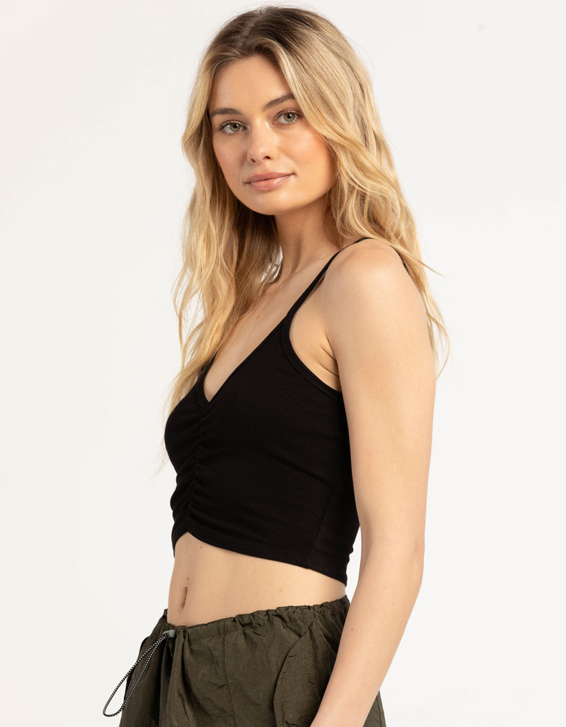 FULL TILT Front Cinch Womens Cami image number 1