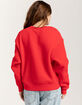 HYPE AND VICE Ohio State University Womens Crewneck Sweatshirt image number 3