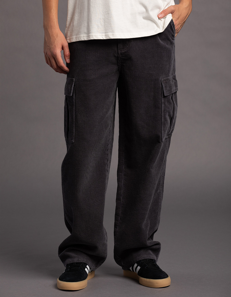RSQ Mens Loose Corduroy Cargo Pants image number 1