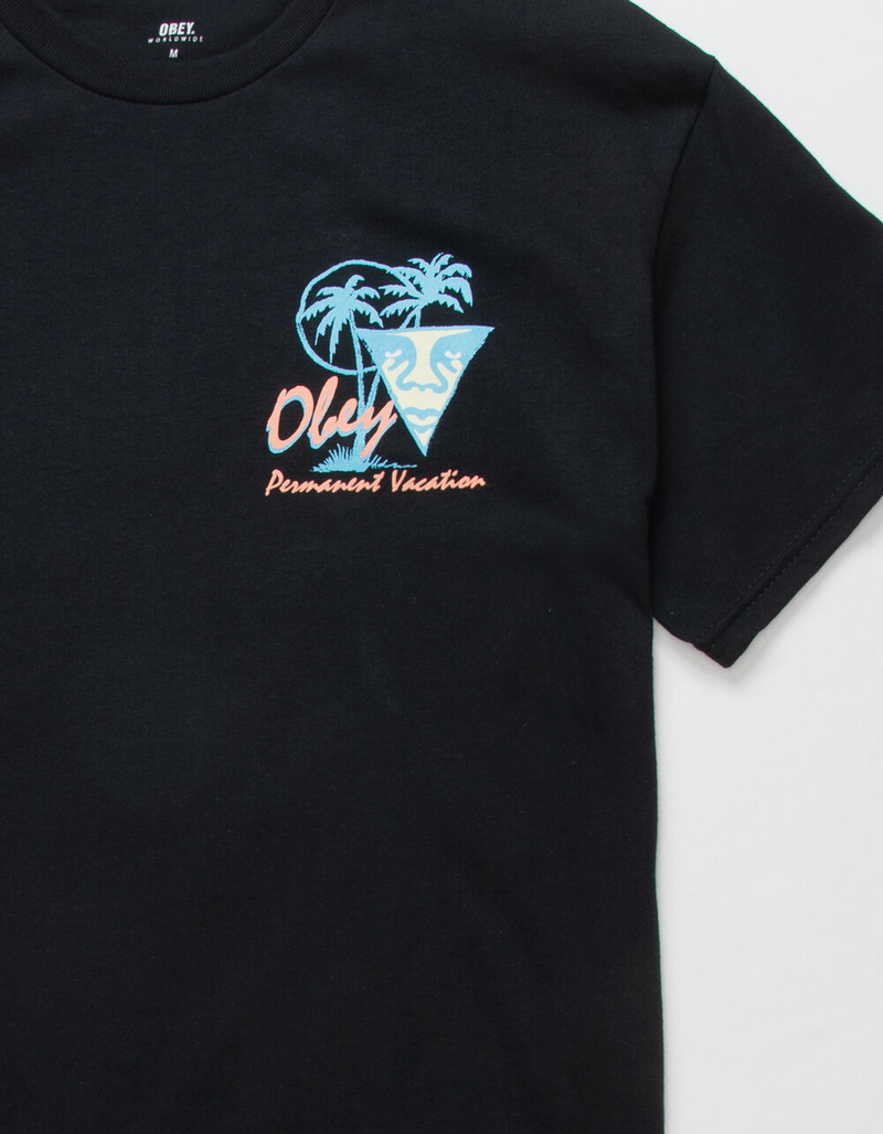 OBEY Permanent Vacation Mens Tee image number 3