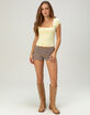 TILLYS Butter Soft Womens Square Neck Tee image number 2