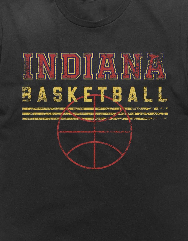 INDIANA Basketball Stripes Unisex Tee image number 1