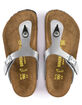 BIRKENSTOCK Gizeh Girls Silver Sandals image number 2