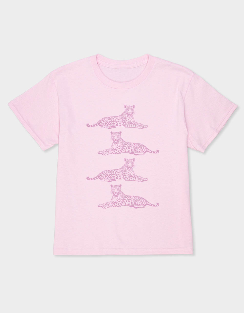 LEOPARD Line Up Unisex Kids Tee image number 0