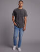 RSQ Mens Relaxed Taper Medium Tint Denim Jeans image number 5