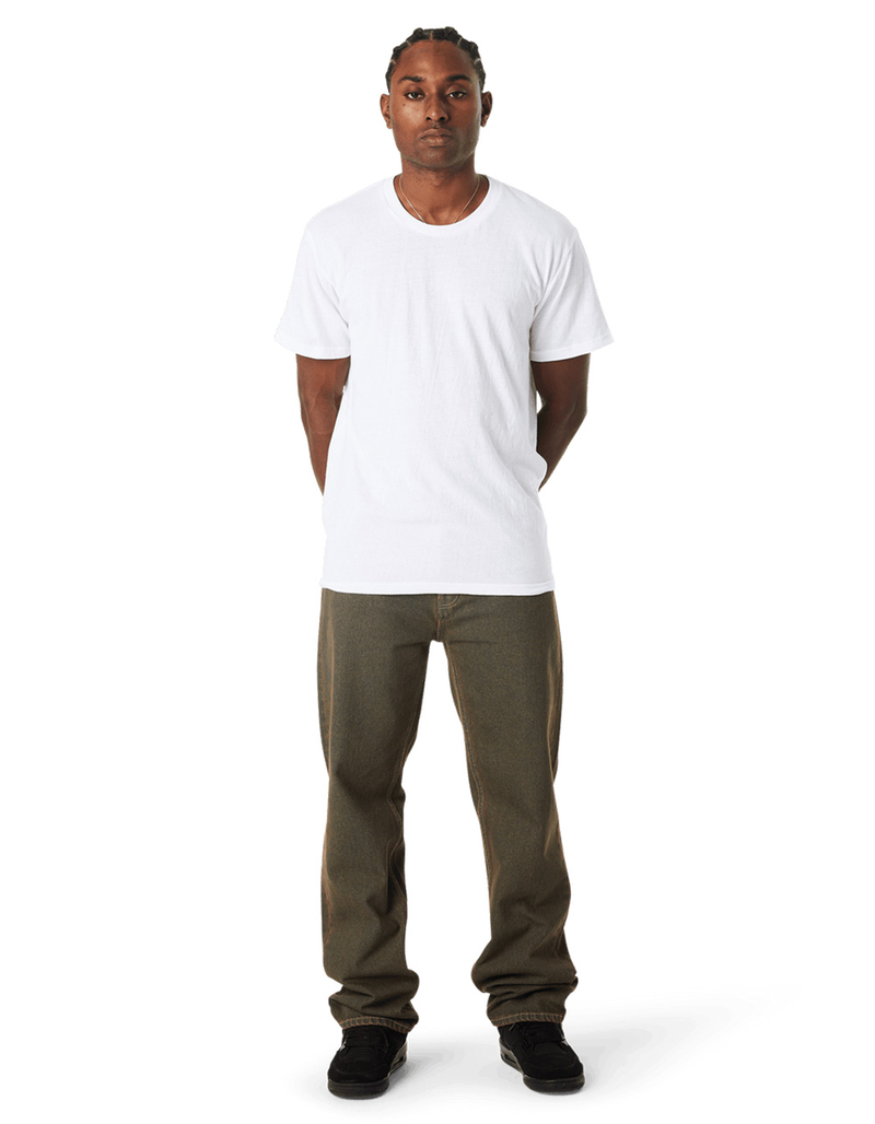 HUF Original Mens Straight Denim Pants image number 4