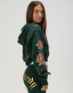 ED HARDY Snake Rose Womens Zip-Up Hoodie image number 5