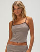 FULL TILT Stripe Womens Cami image number 1