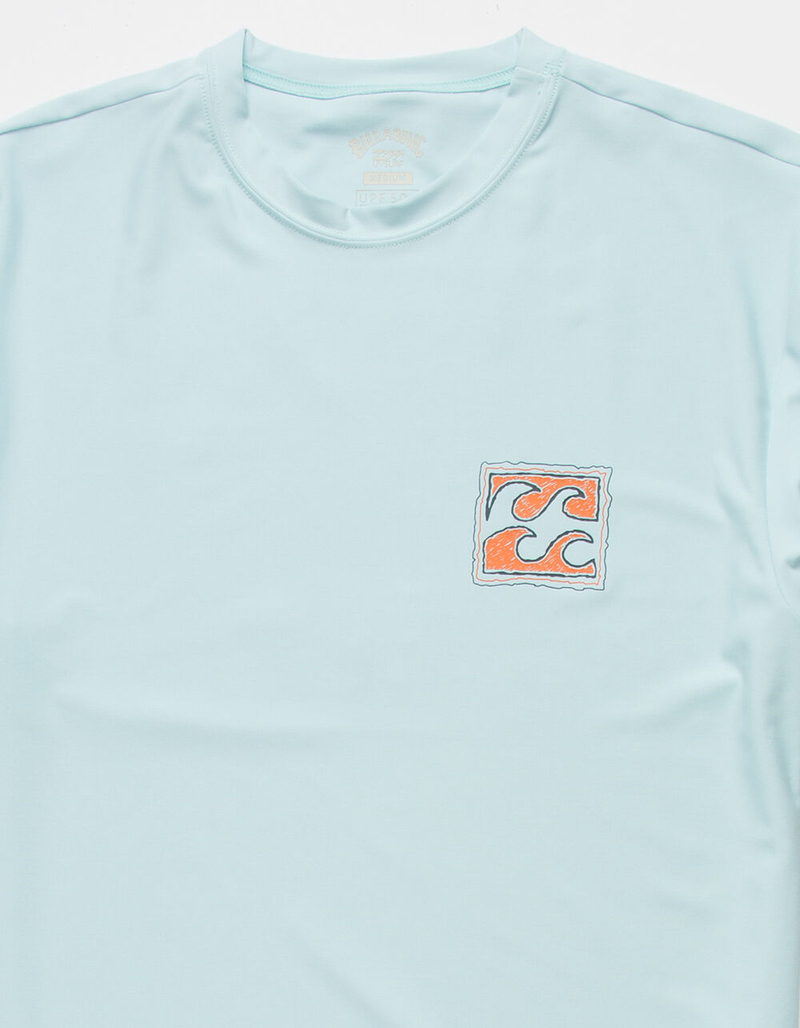 BILLABONG Crayon Wave Loose Fit Mens Rash Guard image number 2