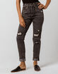 VOLCOM Super Stoned Womens Ripped Skinny Jeans image number 1