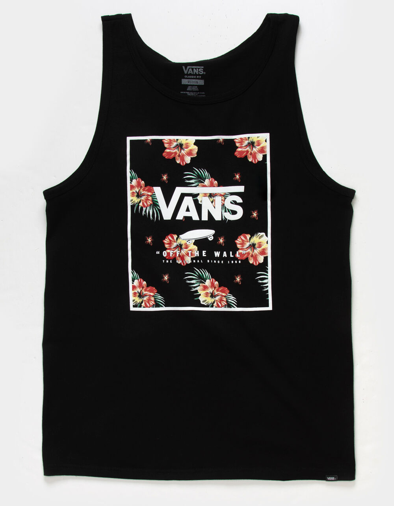VANS Paradise Floral Print Box Mens Tank image number 0