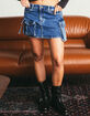 NOISY MAY Janel Denim Cargo Mini Skirt image number 3
