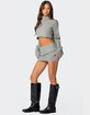 EDIKTED Gino Cropped Turtle Neck Sweater image number 4