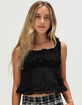 RSQ Girls Tie Babydoll Top image number 1