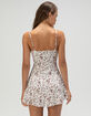 FULL TILT Texture Corset Womens Slip Dress image number 4