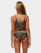 BEACH LINGO Animal Tankini Girls Bikini Set image number 3