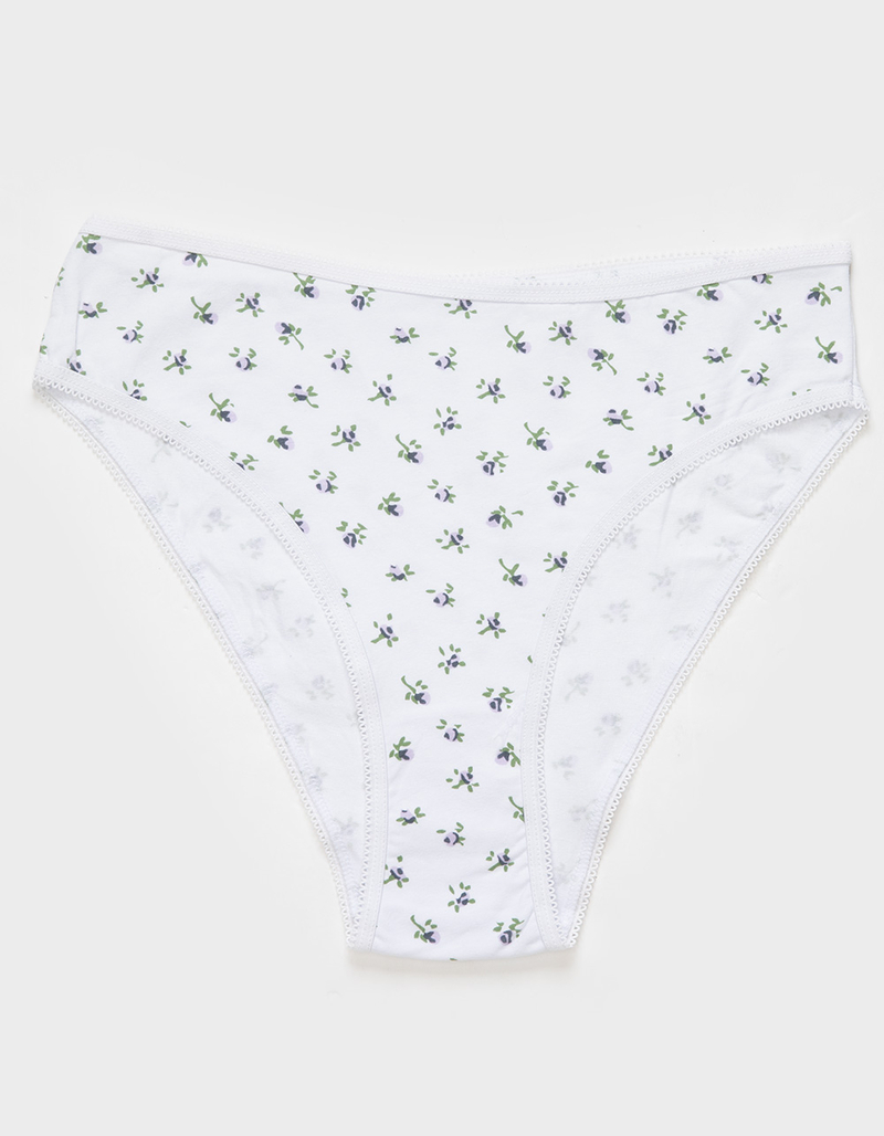 FULL TILT Picot Trim High Leg Bikini Panties image number 0