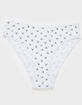FULL TILT Picot Trim High Leg Bikini Panties image number 1